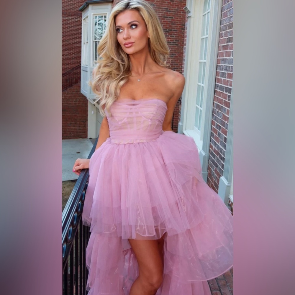 Revolve- mauve- gown